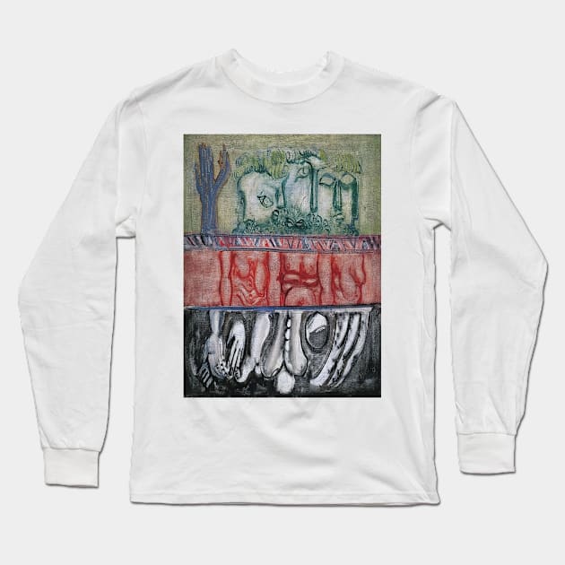 mark rothko Art Print Poster Vaporwave Shirt Wallpape Long Sleeve T-Shirt by QualityArtFirst